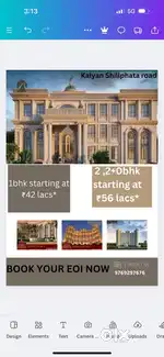 Luxury palace 1/2 bhk available book your EOI NOW