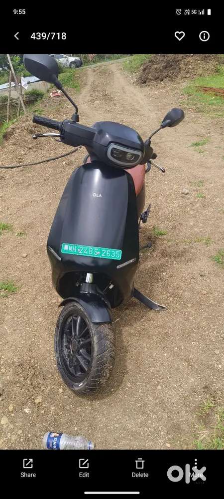 OlA S 1Pro model 2023 electronic v 100% charging pay 135 ka mileage