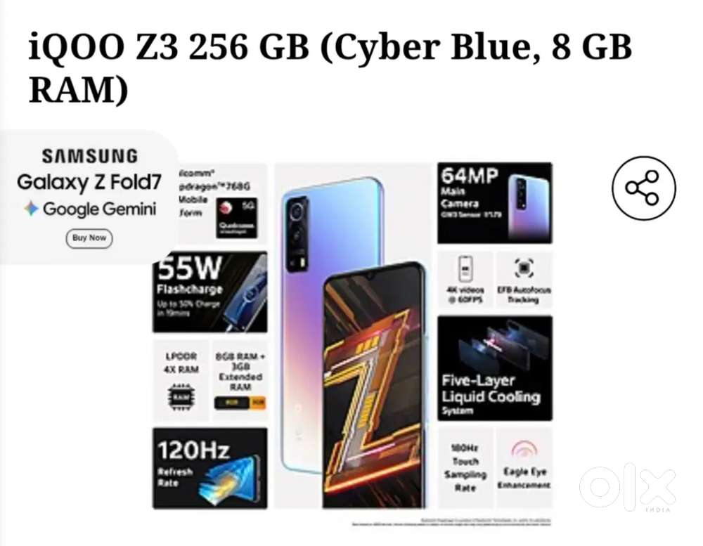 iQOO z3  5G phone
