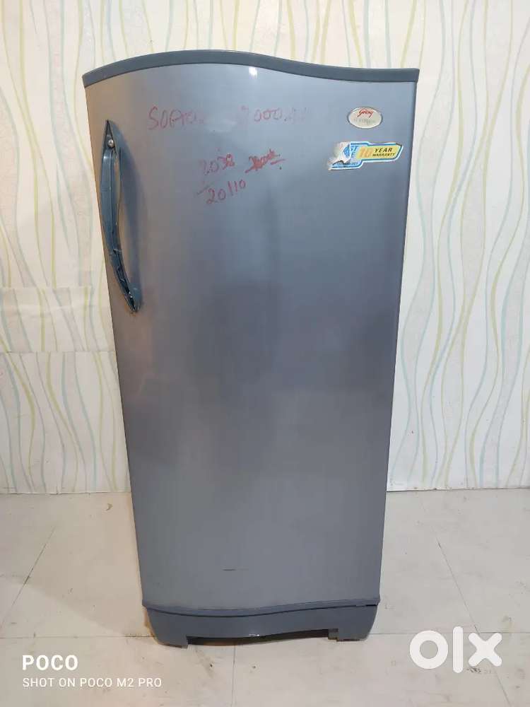Used Single Door Refrigerator, Godrej 5 Star 190 litres