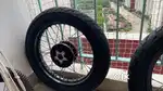 Interceptor 650 Front & Rear Original Spoke Wheels with CEAT Tyres