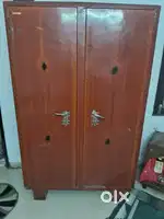 Metal body big size double almirah & washing machine