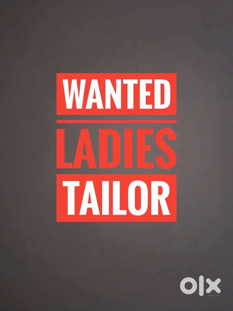 Ladies Master Tailor Female person needed