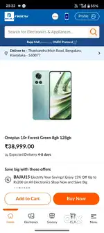 Oneplus 10R 5g box and biil hai