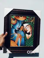Radha krishna handmade painting