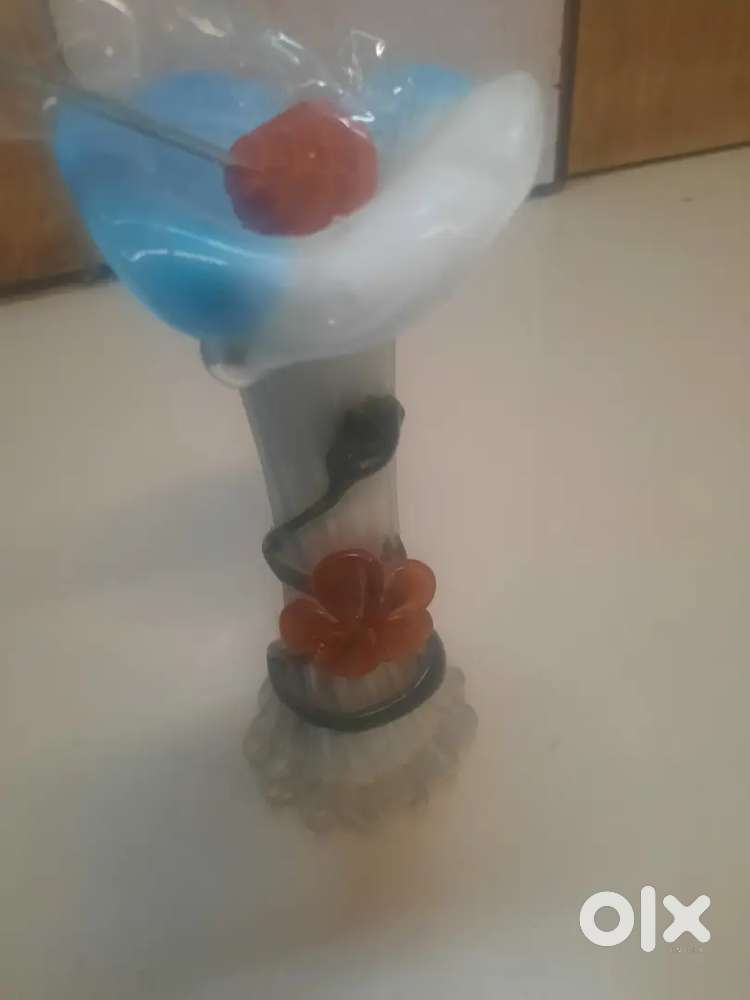 Glass flowers  vase