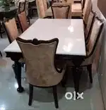 6 chair dinning table and designing chair with comfortable sitting