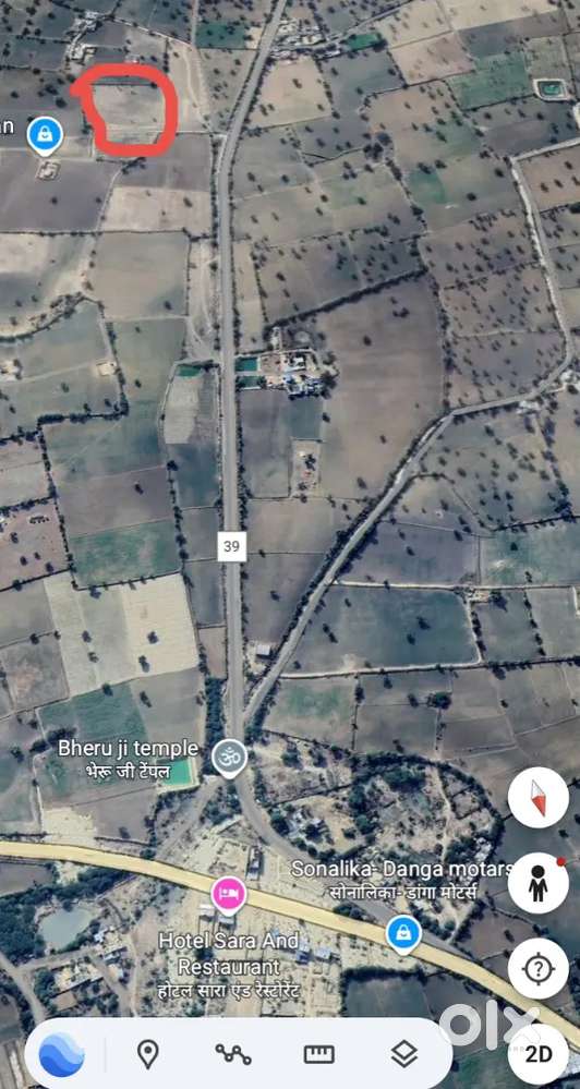 Good land for business project on Main road and near baipass