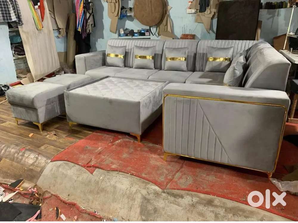 Premium quality L shape sofa set in starf premium Furniture