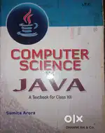 ISC COMPUTER SCIENCE WITH JAVA:A TEXTBOOK FOR CLASS XII SUMITA ARORA