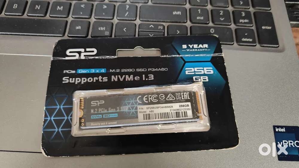 NVME SSD  SP Silicon  256 GB