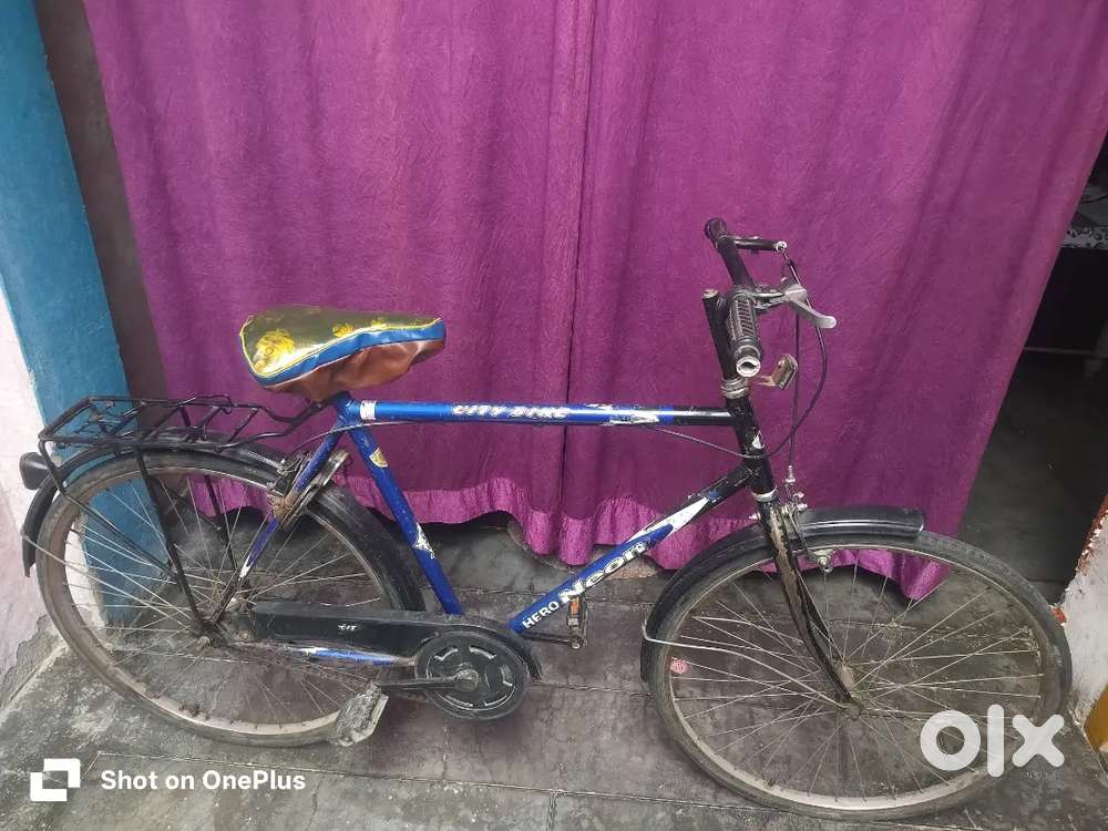 City Bike Hero Neon Blue Coloured