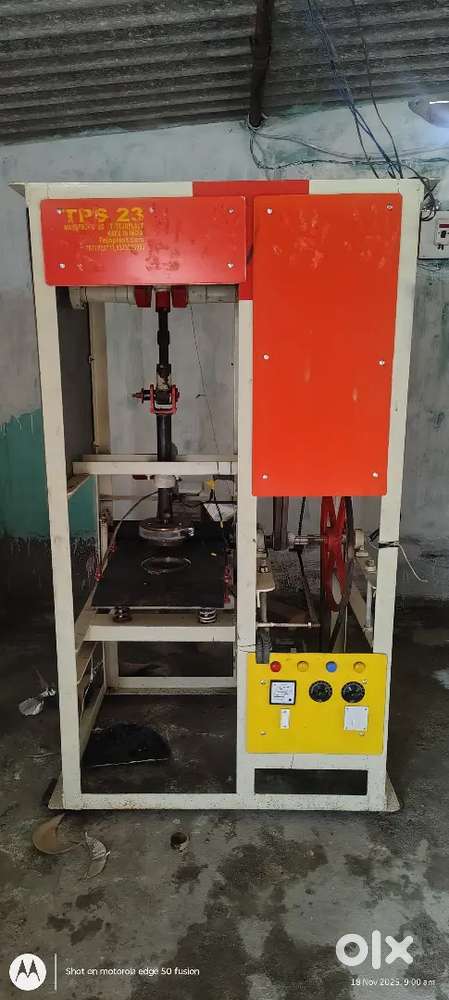 Paper plate making machine  singel di