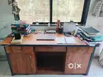 OFFICE TABLE & STUDY TABLE (LSIZE)+1 WHITE BOARD & MARKER+DUSTER