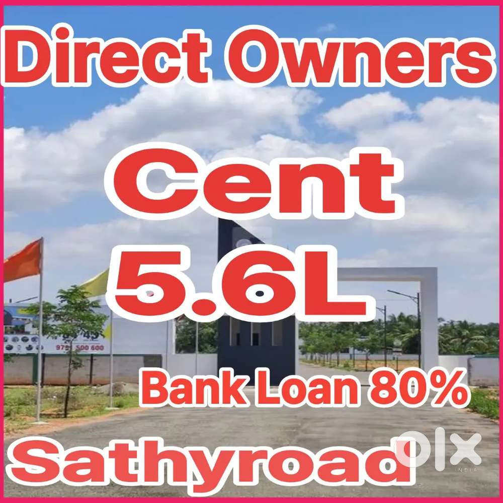 Residential Plots At Sathyroad Near 5.6L