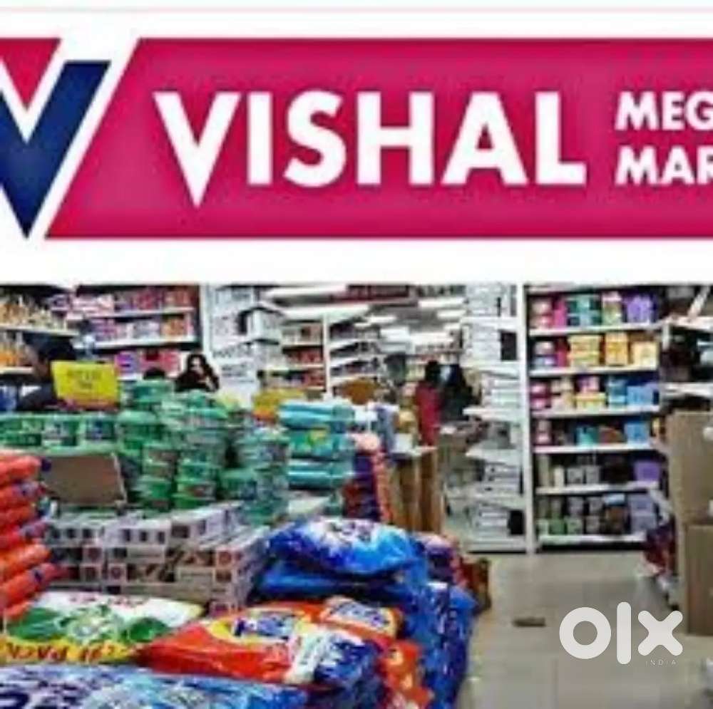 Urgently need candidates in shopping mall vishal mega mart male apply