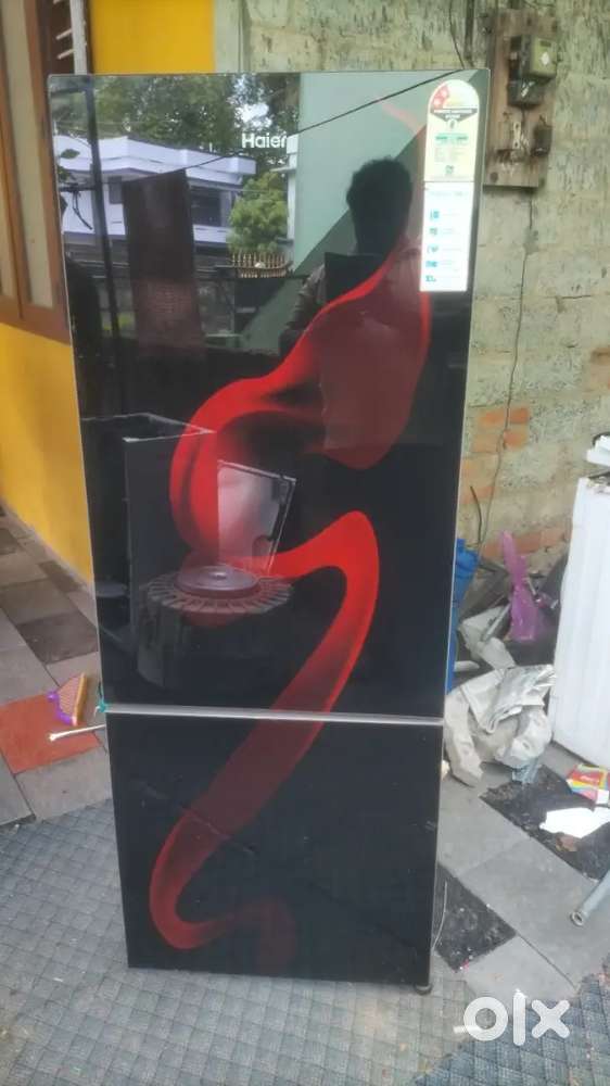 Haier double door fridge