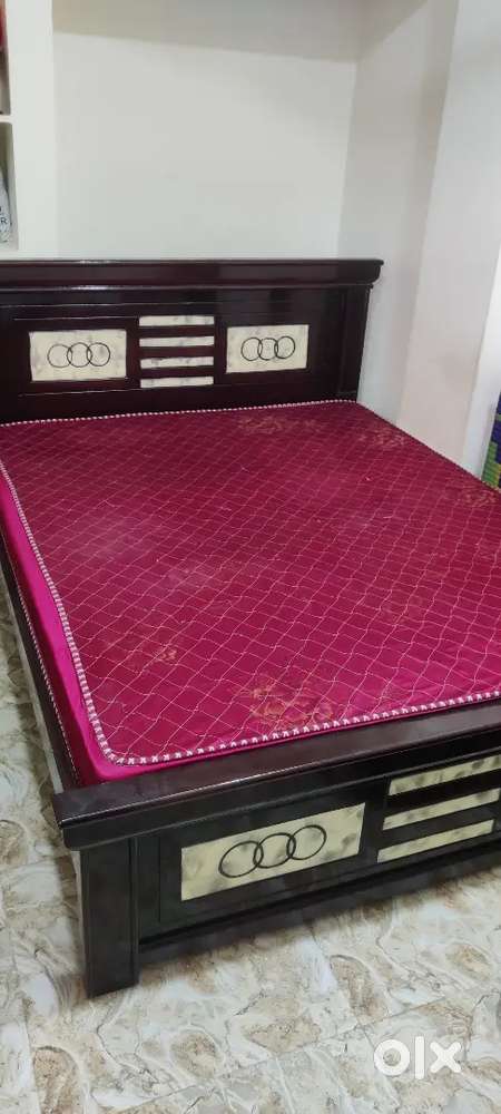 Bed and dressing table