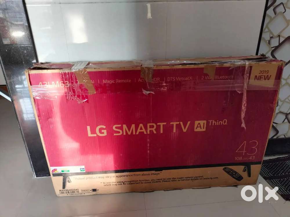 Lg led 43inch working with box stand hdmi cable