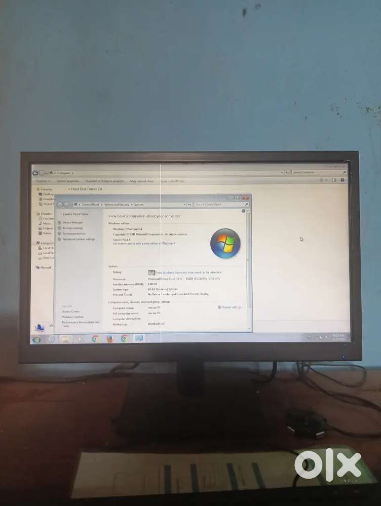 FOXIN PC WITH 4GB  RAM /500GB HDD ,256GB DUAL  HDD  DUAL RAM SLOT