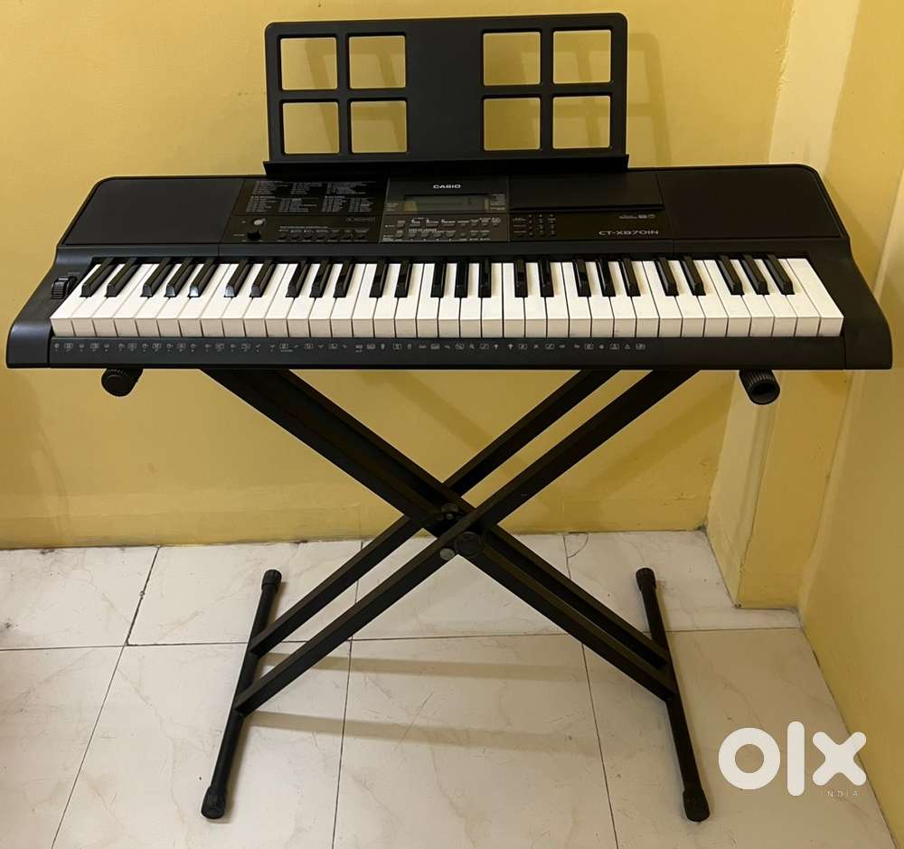 Casio Keyboard- CTX870IN Combo Pack With Stand, Adapter, Padded bag