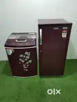 Automatic washing machine & single door with 1 year warranty @ 12509**