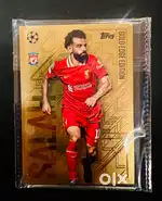 Official Topps Match Attax trading card - mohammed salah Gold edge 1