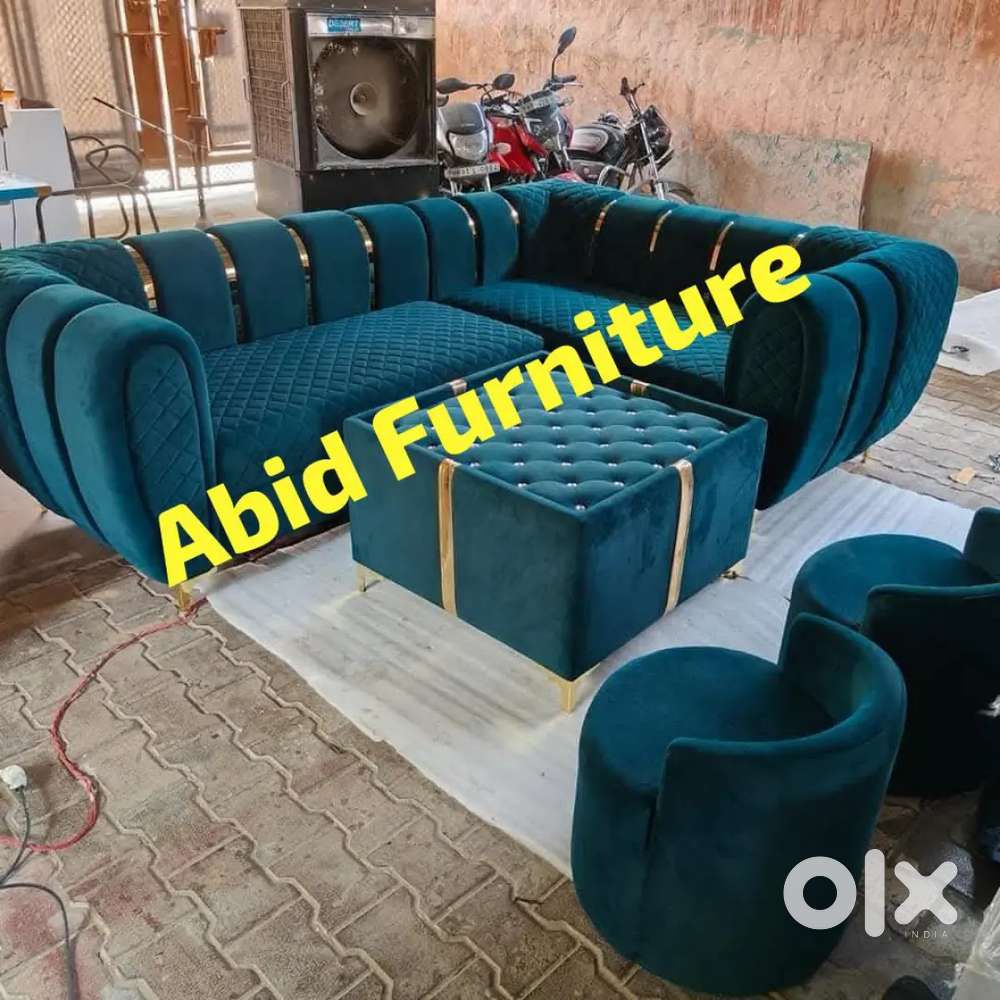 Premium quality l shape corner sofa set 3 years warranty AA 36