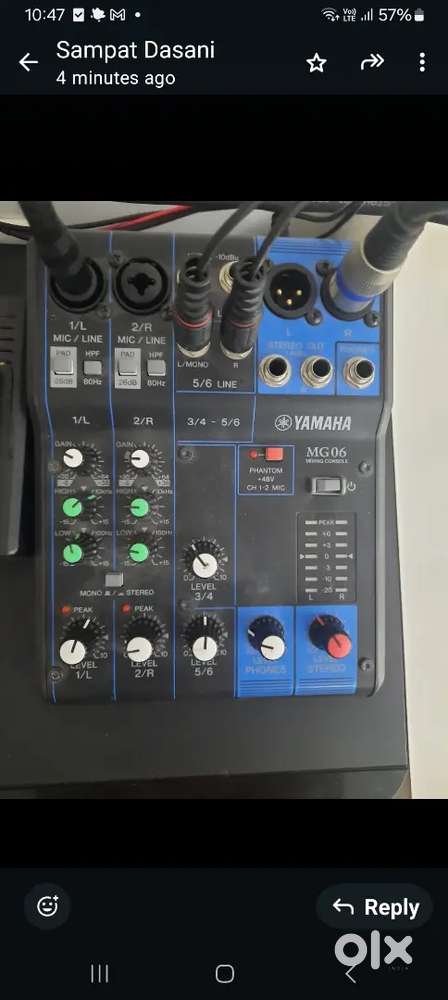 Yamaha MG-06 Mixer