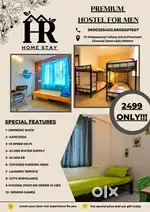COMFORTABLE MENS HOSTEL IN AFFORDABLE PRICE 2499