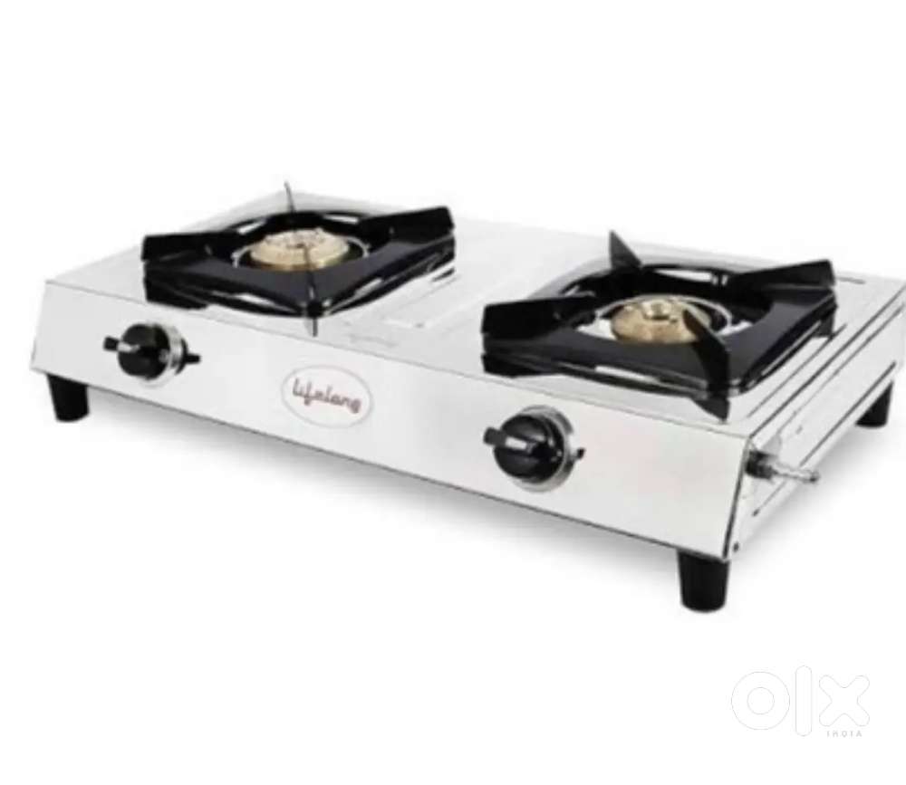 Domestic cylendr with double burner stove