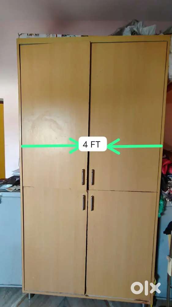 wooden wardrobe