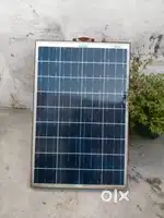 Solar plate with stand