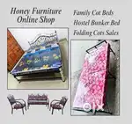 Steel Cot Bed Mattresses, Hostel Bunker, Folding Cot , Sofa Rs.2999