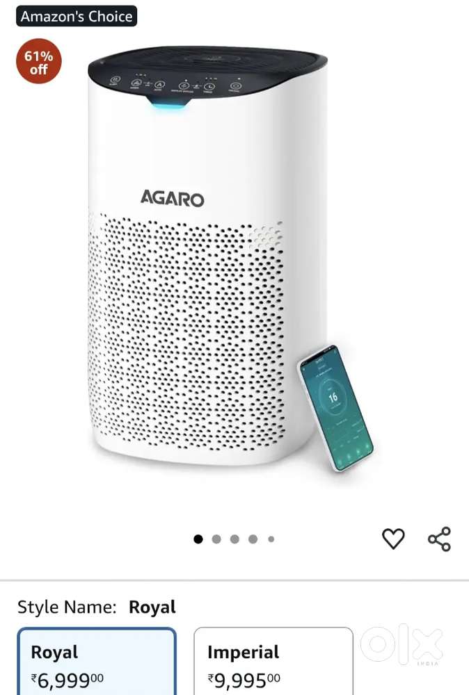Agaro air purifier Royal