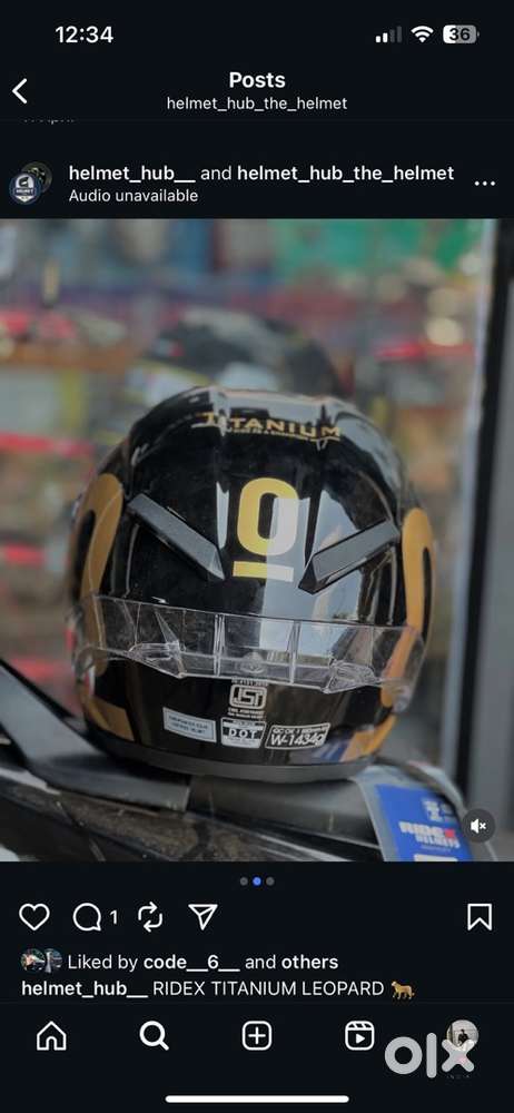Helmet ridex titanium
