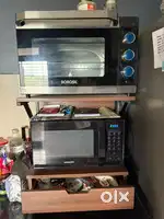 Microwave/OTG Stand with Storage Drawer
