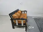 Original 100% Teakwood 5-Seater Sofa with Cushions – Well Maintained