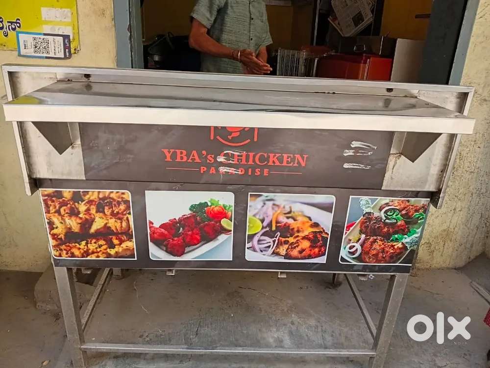 Gas stove set of two amd stool and cupboard