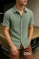 Premium Green Casual Shirt for Men | Thryvowear | Brand New