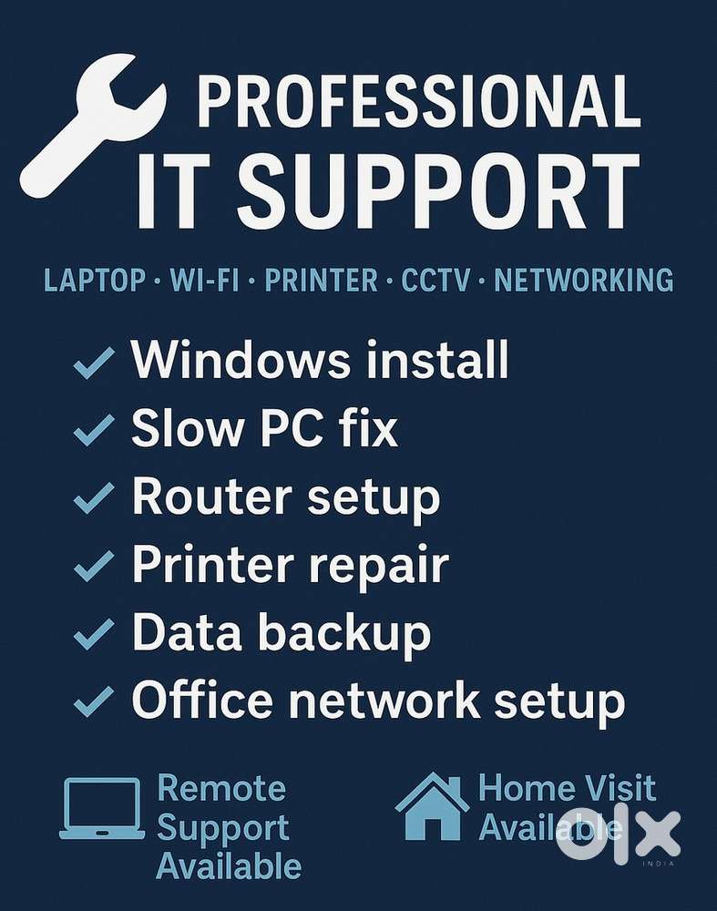 Professional Home & Office IT Support – Fast & Affordable