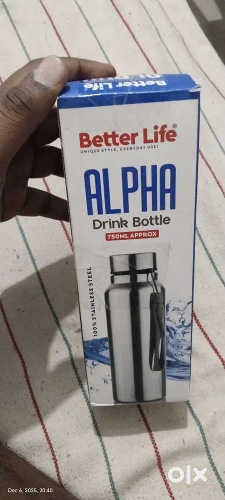 Normal Steel bottle 750 ml never used