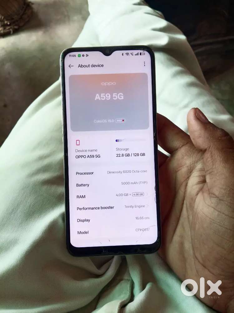 Oppo a59 5g bill box 4/128