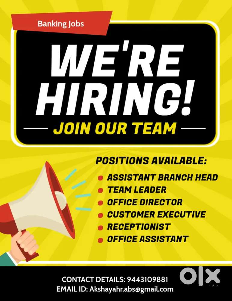 Bank Oriented Job and Office Maintenance Job