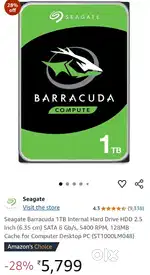 HDD 1 tb, SSD 250 GB