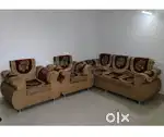 Sofa set 3+2 Seater with cover - Good condition- Pune