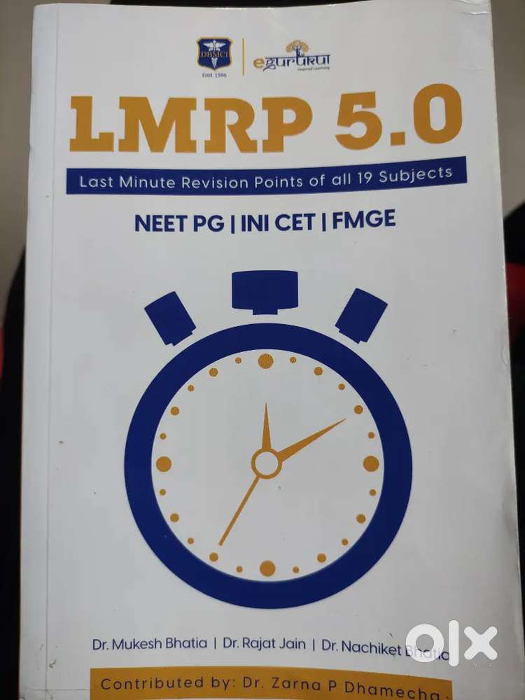 LMRP 5.0, NEET PG/INI CET/FMGE