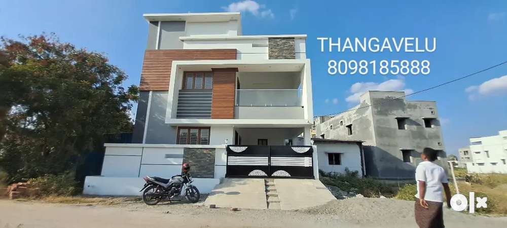 THANGAVELU 3.75 CENT 3 MASTER BEDROOM NEW INDIVIDUAL HOUSE FOR SALE
