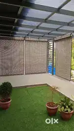 Pvc bamboo blinds water proof material blinds for balcony