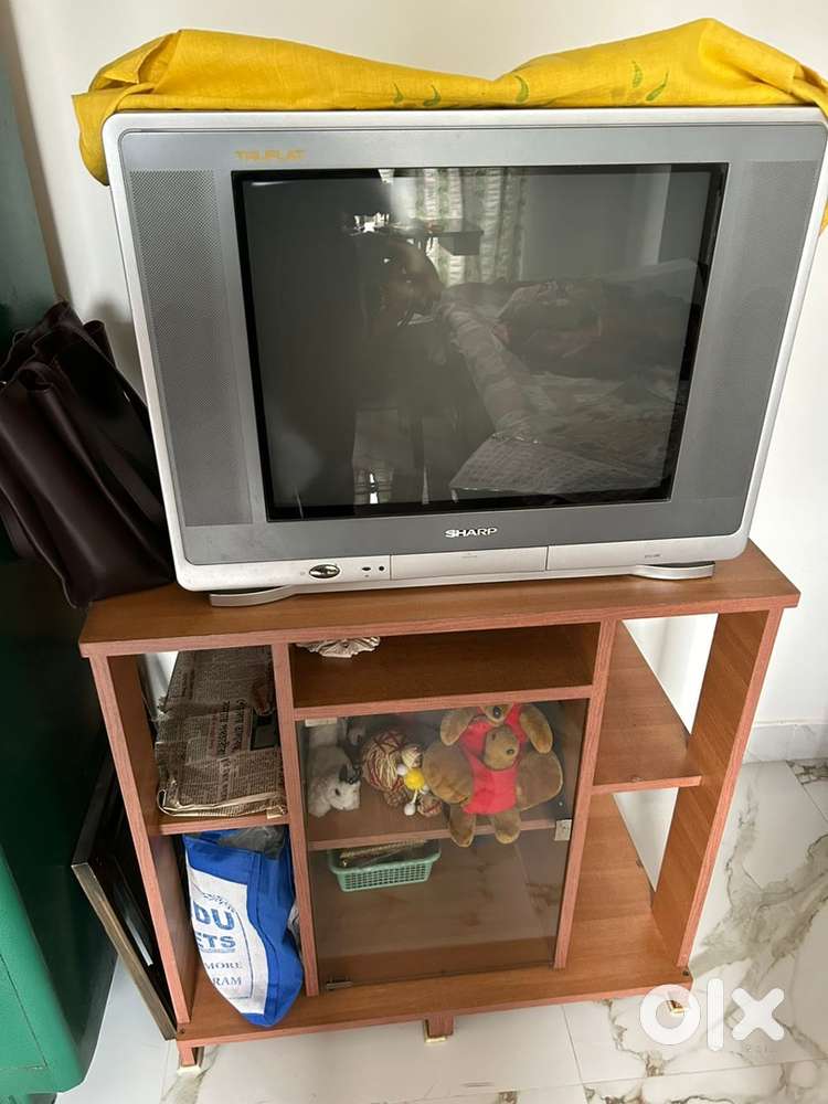 Sharp TV and TV stand